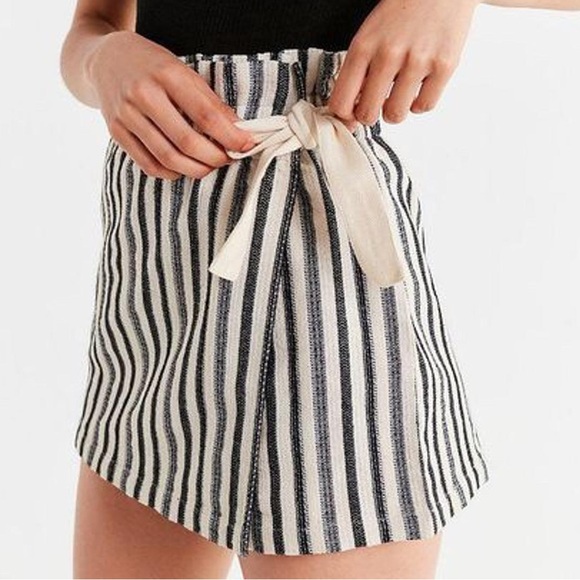 Urban Outfitters Pants - Urban Outfitters striped wrap skort